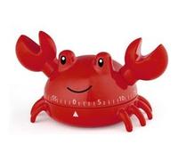 Gadget Kikkerland Minuteur Crabe Rouge Rouge