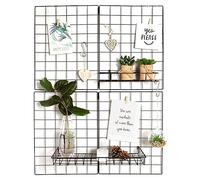 Gadgy Grille Murale Noire Lot de 2 - Organisateur Photo Métal