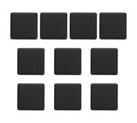 Gadpiparty 10 Pièces Cache D'extrémité en Plastique Noir pour Profilé Aluminium 30x30mm, Ajustement Précis Bords Chanfreinés Lisses, pour Atelier et Exposition