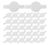 Gadpiparty 100 Feuilles de Papier Sulfurisé Rond Prédécoupé Antiadhésif en Papier Silicone pour Pâtisserie à Domicile avec Double Languette Facile à Soulever