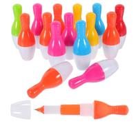 Gadpiparty 15 Pièces Stylos à Bille de Bowling, Plastique, Écriture | Créative, pour Garçon et Filles et Fournitures Scolaires, Dessin et Marquage, Présent Couleur Aléatoire Style Aléatoire
