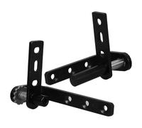 Gadpiparty 1paire Charnière Inox Double Battant à Fermeture Automatique pour Porte de Meuble Pivot Caché Acier Inoxydable Adaptée aux Portes Épaisseur Supérieure à Charnières Robustes