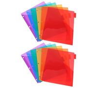 Gadpiparty 2 Ensembles Intercalaires 6 Onglets Classeur à 3 Anneaux, en | Compatible A4 à 3 Anneaux, Trous Renforcés, Tri Rapide des Documents, Usage Maison et Bureau