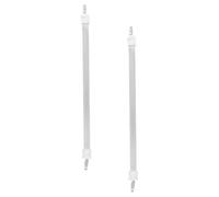 Gadpiparty 2 Pièces Élément Chauffant Quartz Céramique pour Calefactor Distribution Rapide et Sécurité Renforcée, Tube Chauffant Blanc pour Maisons en Temps Froid