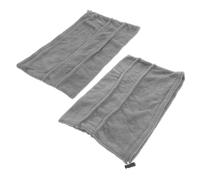 Gadpiparty 2 Pièces Housse de Tête de Balai en Fibres Ultra-fines | Poils Courts, Bord Élastique Sécurisé, Installation sans Outil, pour Salles de Bains et Cuisines