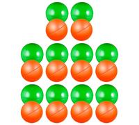 Gadpiparty 20 Balles de Loterie en PVC Légères et Réutilisables, Boules de Tombola Sphériques Ouvertes pour Tirage au Sort Lors de Fêtes et Activités, Pack de 20 Pièces Faciles à Transporter