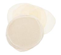 Gadpiparty 20pcs Doublures de Cuiseur Vapeur en Coton Rond Beige, Tapis de Riz Chaud Antiadhésif, Filet de Vapeur Haute Température Facile à Nettoyer, Accessoires Cuisine pour Cuisson Maison