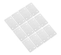 Gadpiparty 20pièces Plaque de Fixation Plate Acier Inoxydable Équerre Droite pour Meubles Support de Réparation Robuste et Stable Plaque de Connexion Polyvalente pour Bois et Mobilier