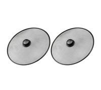 Gadpiparty 2pièces Couvercle Anti-éclaboussures pour Poêle Friture Acier Inoxydable Réutilisable Protection Gras Cuisine pour Wok et Casserole