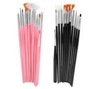 Gadpiparty 30 Pièces Pinceaux Décoration de Gâteaux en Plastique, Ensemble Compact Facile à Transporter Formes Polyvalentes, Pâtisserie Fondant à Usage Domestique