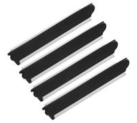 Gadpiparty 4 Pièces Guide D'angle pour Pierre Humide, Guide D'affûtage Manuel, Noir, Plastique et Céramique, Angle Fixe, Couche Protectrice, pour Outil et Pierre à Affûter, la Cuisine