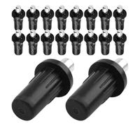 Gadpiparty 40pcs Goupilles de Réparation de Volet en Plastique Noir Design Télescopique Rétractable pour Remplacement Facile des Goupilles Endommagées de Stores