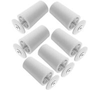 Gadpiparty 6 Pièces Butée de Volet Roulant Blanc en Alliage D'aluminium | Arrêt Anti-enroulement, Surface Lisse, pour Réparation Rapide, Usage Bureau et Entretien Domestique