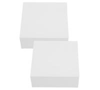 Gadpiparty 800 Pièces Bloc-notes Carré Non Adhésif Blanc, Papier, 2 | Cube de Papier Blanc, Finition Non Adhésive, Écriture Continue, Usage Bureau et Maison