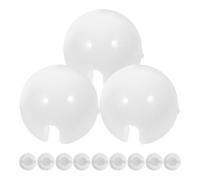 Gadpiparty Accessoires pour Stores Verticaux Blancs en Plastique, 12 Pièces, Butées de Chaîne Sécurisant Les Stores, Faciles à Installer pour Fenêtres et Rideaux