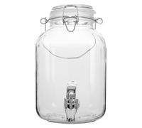 Gadpiparty Bocal en Verre pour Macération Grand Bocal en Verre avec Couvercle Hermétique 3000ml Stockage pour Fêtes