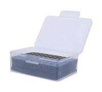 Gadpiparty Boîtier de Gestion de Batterie Étanche en Polypropylène Plusieurs Compartiments, Empilable, pour Piles AA et AAA, pour Bureau et Rangement à Long Terme