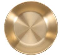 Gadpiparty Bol D'offrande Tibétain Lune Triple en Laiton pour Autel Rituel | Usage Culte Lunaire, Fonction Bougeoir et Coupe à Bougie, Style Décoratif Distinctif, Usage Domestique