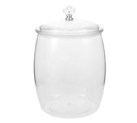 Gadpiparty Bonbonnière Xxl en Plastique avec Couvercles Hermétiques, Pot Hermétique Réutilisable Grosse Capacité 6,5l, Récipient Cuisine pour Cookies, Couleur Aléatoire