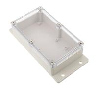 Gadpiparty Coffret Électrique Étanche Extérieur en Abs Quatre Coins Renforcés, Boîte de Jonction Transparente pour Maintenance en Extérieur et Systèmes Photovoltaïques Domestiques