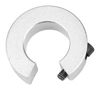 Gadpiparty Collier D'arrêt pour Arbre de Rail Linéaire Anneau de Fixation Résistant à L'usure en Alliage D'aluminium Argenté pour Guidage Cnc et Machines-outils