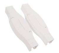 Gadpiparty Connecteur de Rail de Rideau d'angle en Plastique 2pcs pour Fixation Plafond, Facile à Installer, Assure Un Raccordement Droit et Contrôle Complet Lumière