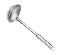 Gadpiparty Cuillère de Cuisine Inox Longue Manche Résistante Chaleur Ustensile Robuste pour Batterie de Cuisine Heavy Duty