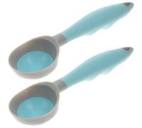Gadpiparty Cuillères Boule de Glace Ergonomiques 2 Pièces en Caoutchouc pour Fête Estivale, Coupe Facilement Boules de Glace et Fruits comme Pastèque