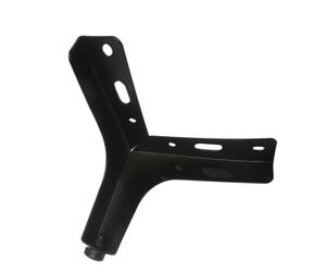 Gadpiparty Design de meuble robuste, pratique, extensible et simple à repasser, noir avec support de vie, meuble de bureau et salle de bain