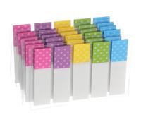 Gadpiparty D'onglets de Page Auto-adhésifs Marque-pages Colorés en Pet 6 Paquets Faciles à Écrire et Pratiques pour Organisation pour Étude et Travail