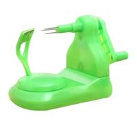 Gadpiparty Éplucheur Rapide Manuel Vert en Plastique et de Acier Fruits Inoxydable, Outil Pratique Cuisine et Cantine pour