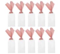 Gadpiparty Étiquettes Réservées Panneaux de Réservation Lot de 10 pour Chaise en Acrylique Transparent D'arche Ruban Suspendu Marque-places Polyvalents pour Mariage et Fête pour Décoration
