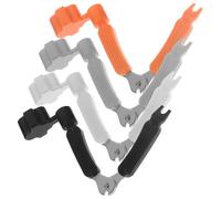 Gadpiparty Extracteur de Goupilles en Métal Lot de 4 et Abs Coupe-cordes Intégré Outils Multifonctions Enrouleur Pratique pour Guitare Acoustique pour Guitaristes