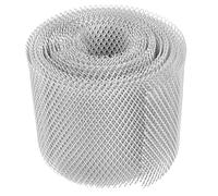 Gadpiparty Grille Métallique pour Gouttières en Alliage D’Aluminium 15 CM X 12 M, Protège-Gouttière Anti-Feuilles et Débris, Filtre de Toit Solide pour Toiture, Installation Soi-Même, Réduit