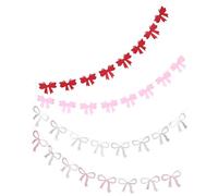 Gadpiparty Guirlande de Nœuds Pailletés pour Fête des Mères, Facile à Suspendre en Feutre et Tissu Non Tissé, Décoration Murale Élégante pour Photo Booth et Chambre Fille
