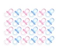 Gadpiparty Jeu de Mini-Tétines Acryliques Transparentes 100 Pièces pour Shower Décorations Neutres et Résistantes Accessoires de Table pour Fête de Naissance