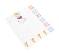 Gadpiparty Kit de Décoration avec Autocollants de Vote en Papier Couché Activité Engageante pour Fête de de pour Gender Reveal Party