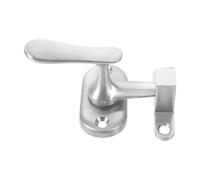 Gadpiparty Loquet à Bascule du Portail en Acier Inoxydable, Verrou | Installation Facile, Fonctionnement Silencieux, Finition Brossée Argenté, pour Porte Portail Battant
