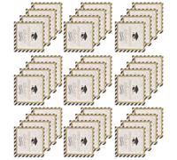 Gadpiparty Lot de 100 serviettes de table de remise de diplôme classe 2026 avec absorption de qualité supérieure et design compact portable dans des couleurs assorties pour dîner de remise de diplôme