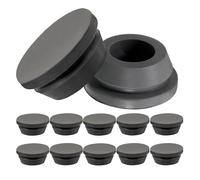 Gadpiparty Lot de 12 Bouchons de Vidange en Caoutchouc 20 Mm pour Climatiseur, Kit de Remplacement Anti-goutte, Étanchéité pour Orifice D'évacuation Unité Extérieure, Installation Facile