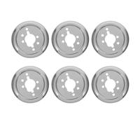 Gadpiparty Lot de 6 Bases de Boutons de Commande pour Cuisinière à Gaz Support Résistant à la Chaleur Pièces de Rechange pour Barbecue et Réchaud de Camping Compatibles Cuisson Extérieure