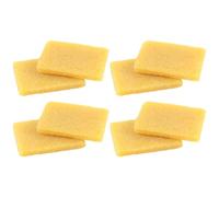 Gadpiparty Lot de 8 Gommes Rondes en Caoutchouc Jaune pour Dessin et Nettoyage, Gomme à Résidus de Colle Multi-usage pour Artistes et Loisirs Créatifs