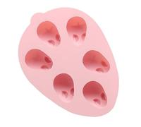 Gadpiparty Moule à Gâteau 3d Lapin en Silicone avec 6 Cavités pour Biscuits et Pudding, Flexible et Réutilisable, pour Pâtisserie Créative et Cuisson au Four