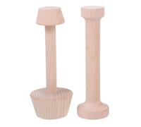 Gadpiparty Moule à Tartelettes aux Œufs Double Face en Bois, 2 Pièces | Outil de Façonnage, pour Crustes et Coques, Léger, Facile à Nettoyer, Pratique à Transporter