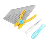 Gadpiparty Outil de Séparation pour Briques de Construction en Plastique Léger avec Pince et Règle de Mesure, Résistant aux Dommages, pour Usage Domestique et Bureau