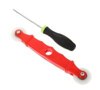 Gadpiparty Outil D'installation D'écran de Fenêtre avec Rouleau Double Tête en Nylon et Acier Inoxydable, Rouleaux Convexes et Concaves pour Remplacement Facile de Couleur Couleur Aléatoire