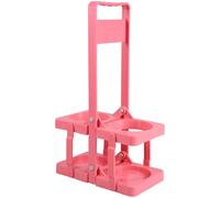 Gadpiparty Panier à bière pliable portable avec poignée en plastique solide et fiable pour bouteilles de vin et de bière, porte-boissons