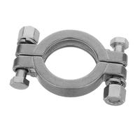 Gadpiparty Pince à Déconnexion Rapide Sanitaire Acier Inoxydable Tri | Fermeture Rapide, Joint Intégré, Écrou à Ailettes, Usage Industriel, Lignes Chimiques, Finition Argenté