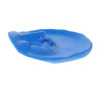 Gadpiparty Plateau à Bijoux Créatif, Porte-bagues pour Femmes, Bleu, Résine, pour Bougies, Récipient de Table D'entrée, Décoration de Chambre de Fille