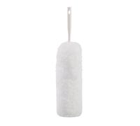 Gadpiparty Plumeau en Fibres Synthétiques Blanc Tête Flexible pour Ménage et Nettoyage de Voiture, Brosse à Poussière pour Plafond et Surfaces Délicates